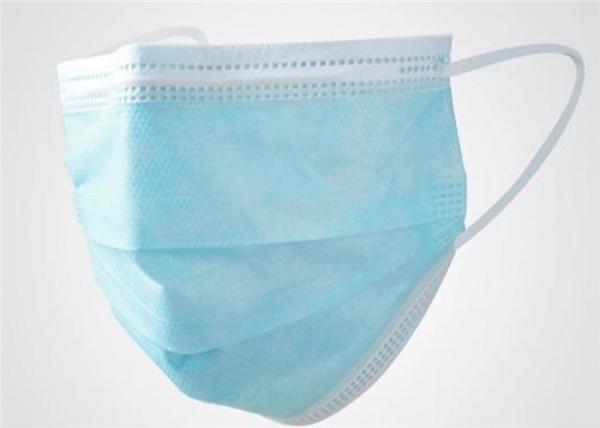 Polypropylene Disposable Non Woven Antiviral Face Mask For Adults Spray Resistant