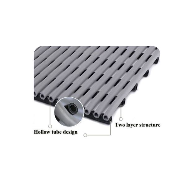 Пластмасса PVC винила усталости босоногого трубчатого анти- полового коврика безопасности выскальзывания анти-