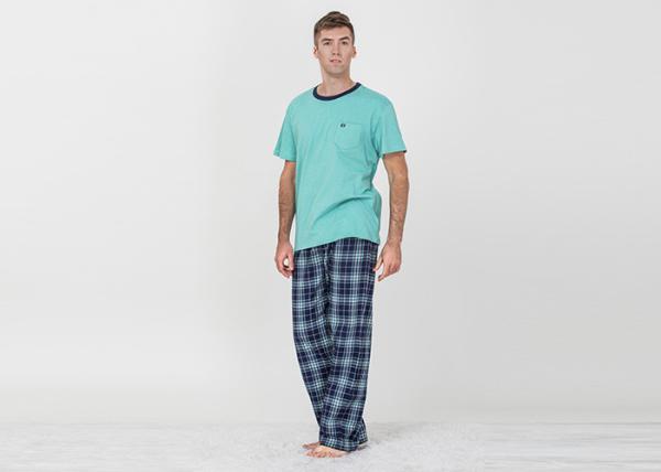 Comfortable Mens Luxury Sleepwear Woven Flannel Long Pants Australian Design