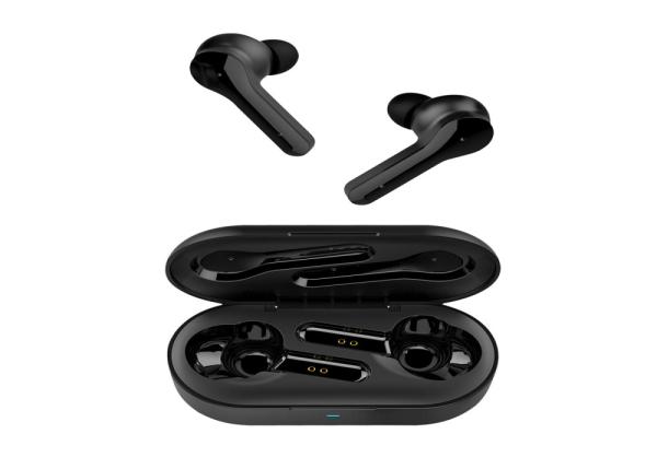 Headset stereo and wireless in ear earphones with 300mA Charging Case,all smart phone can use it DX-09