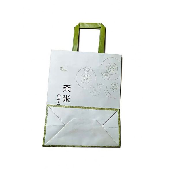 Biodegradable Eco Friendly Paper Bags Durable Recycled Kraft Paper Bags