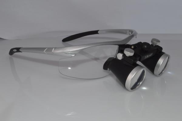 Cabeça dental binocular do diodo emissor de luz de Surgical Medical do dentista das lupas de 2.5X 3.5X