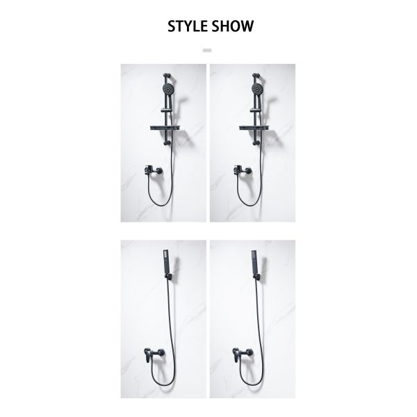 Стена установила Faucets санитарного ливня изделий SS304 термостатические