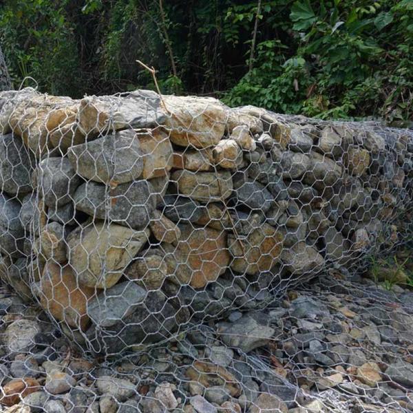 Cestas de malla de alambre galvanizado CASO DE GABILLA DE LA MALA DE CONTENCIÓN DE LA PIEDRA