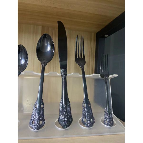 Лакировочная машина вакуума ПВД вилки ножа ложки черного цвета с роторным насосом лопасти