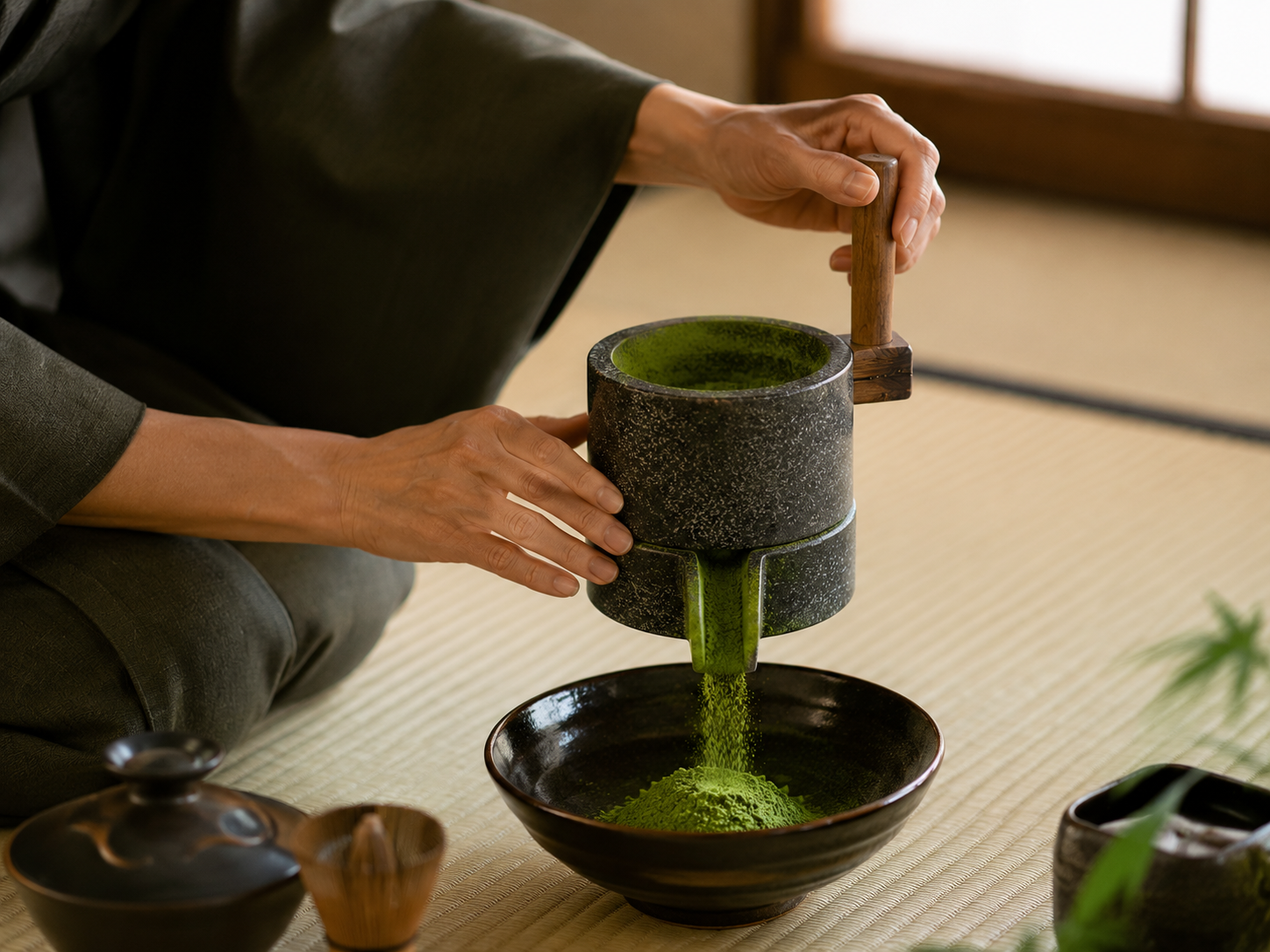 Flavored Organic Pure Matcha Powder Lattes HPLC UV Tested Fine Blend Beverage Culinary Grade