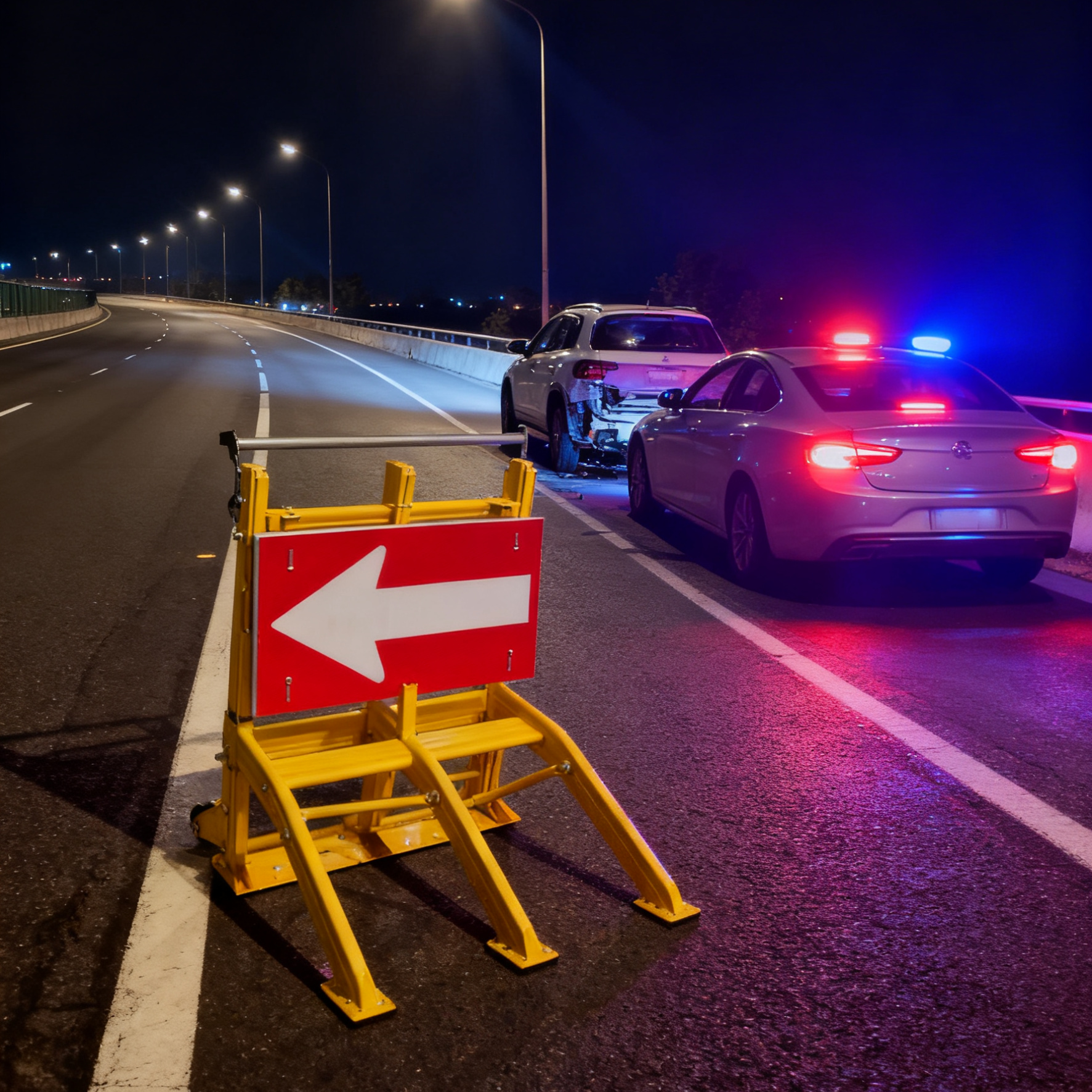 Aluminum Alloy Rustproof Traffic Safety Barrier MVB