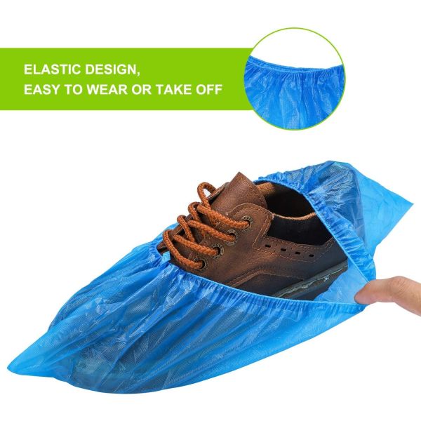 FDA Non Slip Disposable Shoe Covers , Disposable Waterproof Shoe Covers