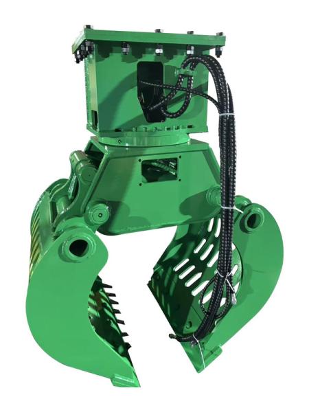 600mm Jaw Excavator Hydraulic Shear Rotating Grapple 430kg ODM