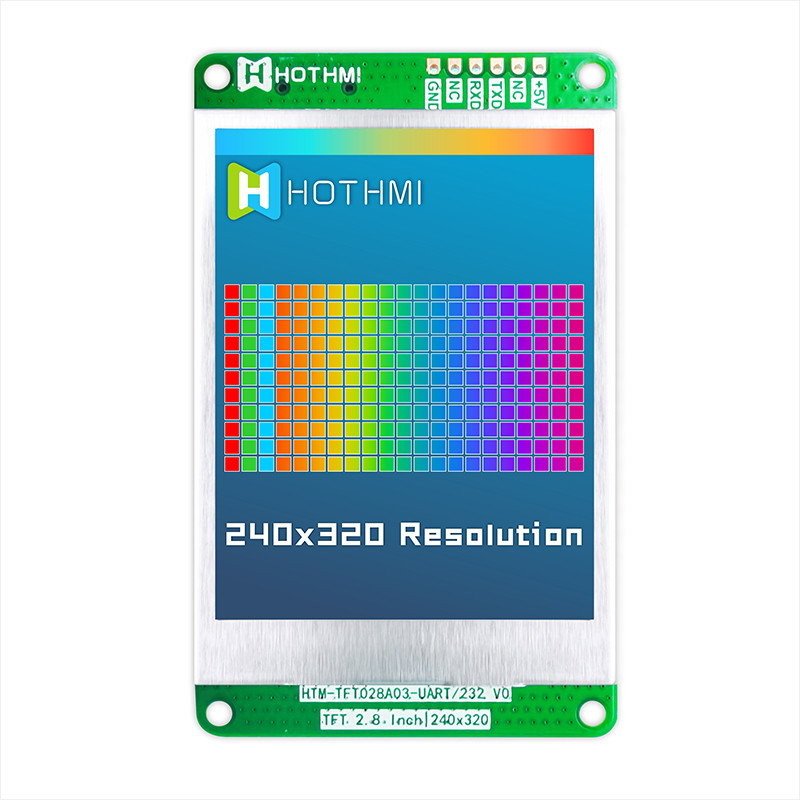 Модуль дисплея UART 2,8 дюймов, умные модули дисплея 240x320