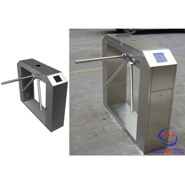 Security Waist Height Turnstile Barrier Gate For Access Control System