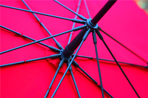 Single Layer Reverse Umbrellas Waterproof Polyester Manual Open Umbrella