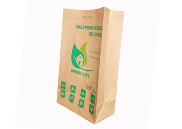 Eco Friendly Pinch Bottom Paper Bags Polypropylene Kraft Paper Bags High Tensile Strength