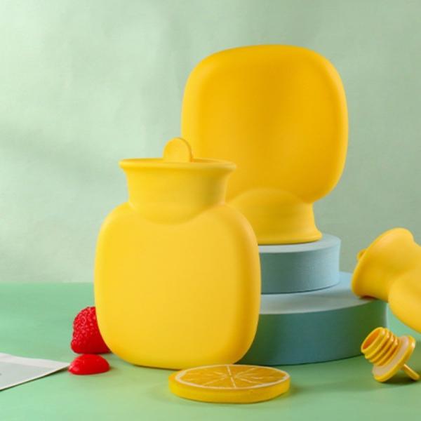 350ml Bouteille d'eau chaude mignonne avec couvercle amovible Pour soulager la douleur Taille dos Cou Épaule Pour enfant Femme Cadeaux de Noël