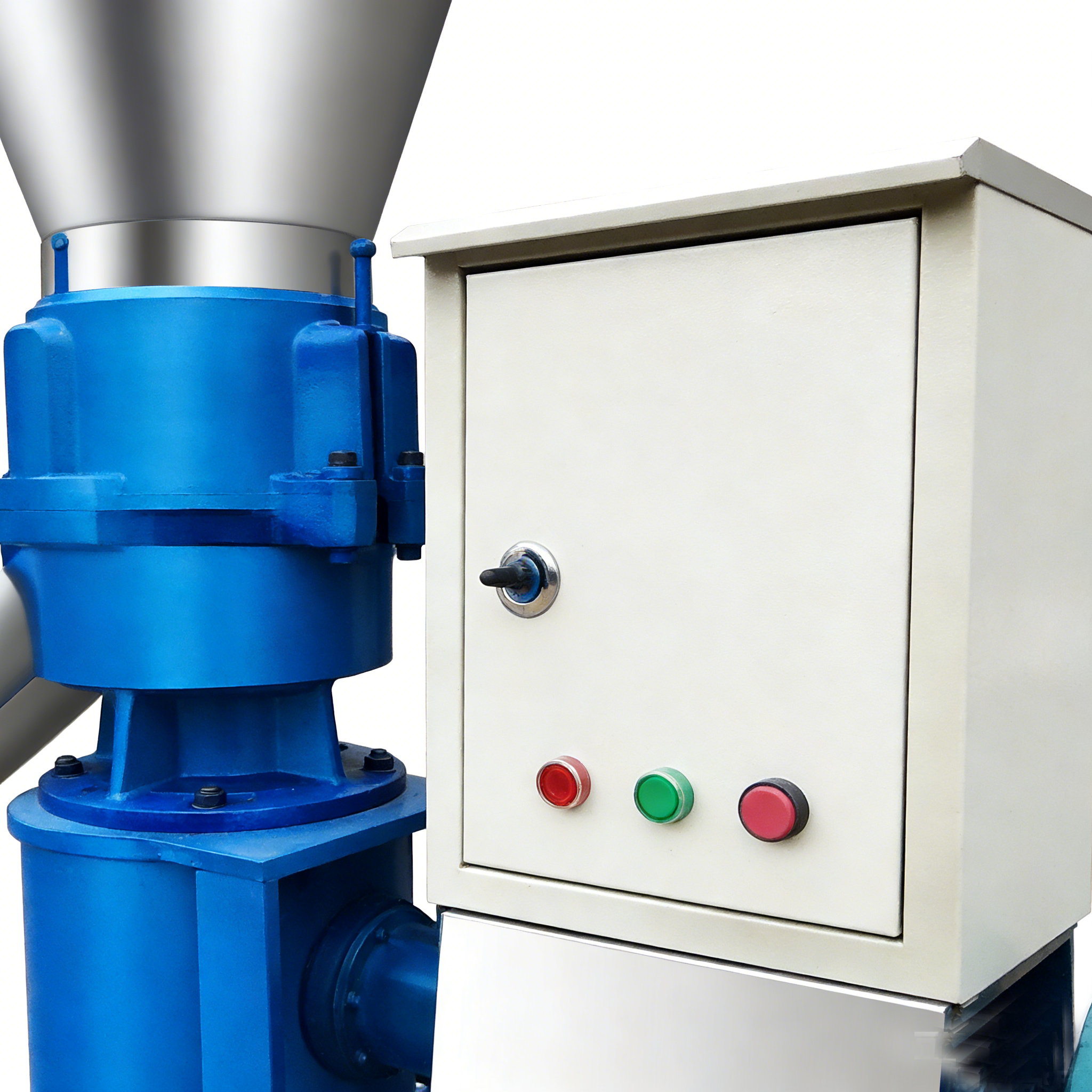 Stainless Steel Rust Resistant Poultry Pellet Machine 200kg/H Farm Feed Pellet Mill
