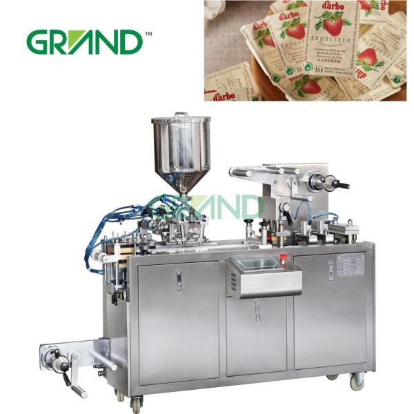 Mini Oil Paste Sauce Blister Packing Machine Butter Cheese Ketchup Honey Liquid