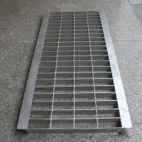 Hot Dipped Galvanized Steel Channel Drain Grate Cover With Angle, Industry Steel Grating