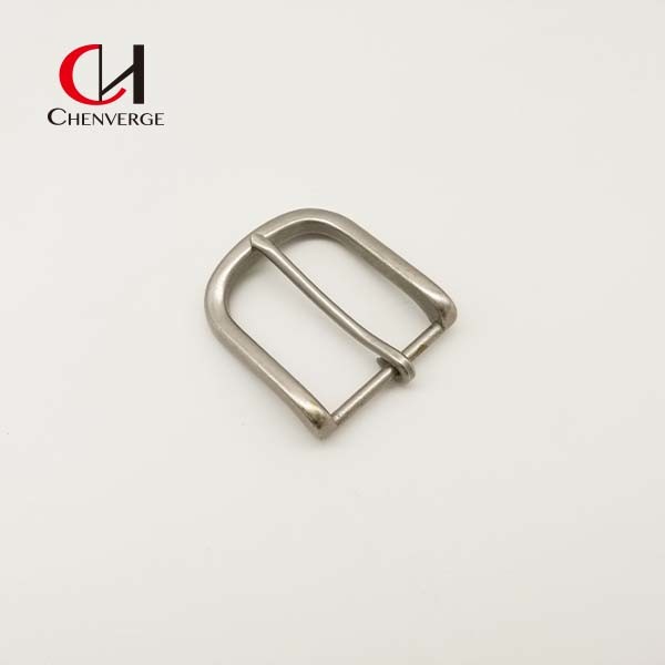 Matte Brushed Nickel Metal Belt Buckles Corrosion Resistant Practical