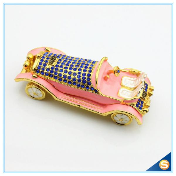 Three Color Fashion Metal Vintage Car Trinket Box For Gift SCJ185-1