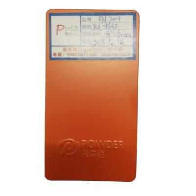 Electrostatic Matt Finish Powder Coating , Matte Orange Powder Coat