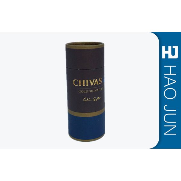 Recyclable Cardboard Cylinder Tubes Packaging For Pen , Logo Printed