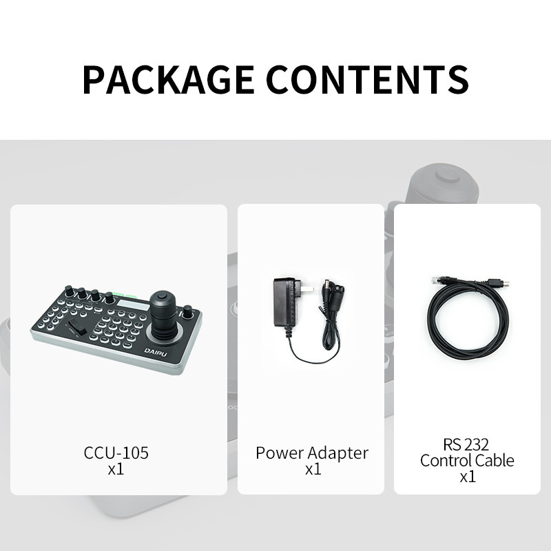 IP PTZ Camera Control 4D Joystick for Conference Live DAIPU NDI HD-MI USB Controller