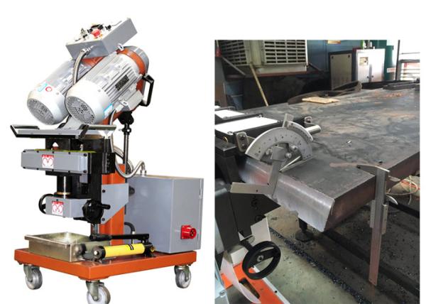 Espessura movente de chanfradura de trituração do auto da máquina da borda da placa de aço do metal até 60mm