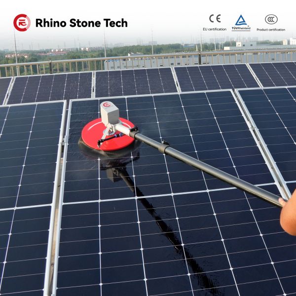 Dry Wet Solar Panel Cleaning Brush Rotating Brush For Solar Panel Cleaning