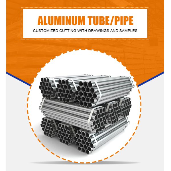 7005 7075 Aluminum Pipe Tube 7A03 T4 Black Powder Coated Aluminum Round Tubing