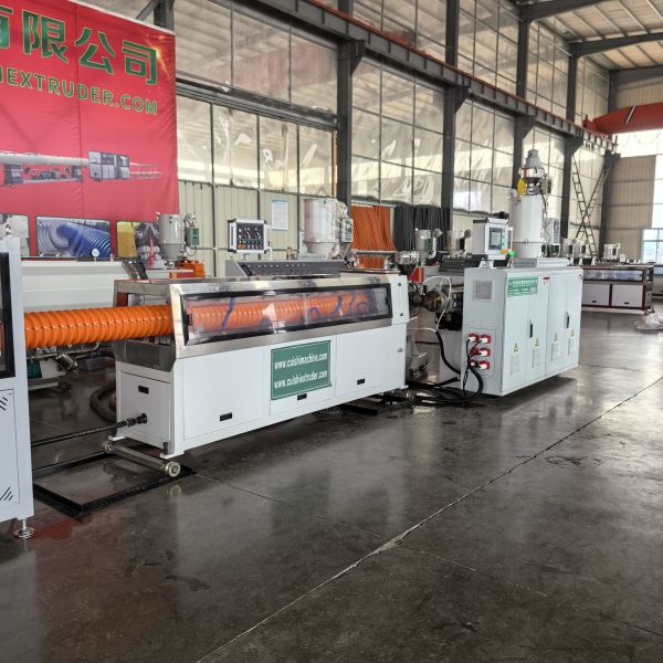 Large Diameter HDPE Spiral Pipe Production Line for Municipal Sewage and Underground Water Drainage