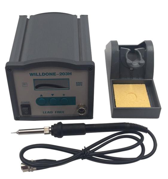 Lead Free Hot Air Solder Rework Station , Temperature Controlled Soldering Station Energy Saving
