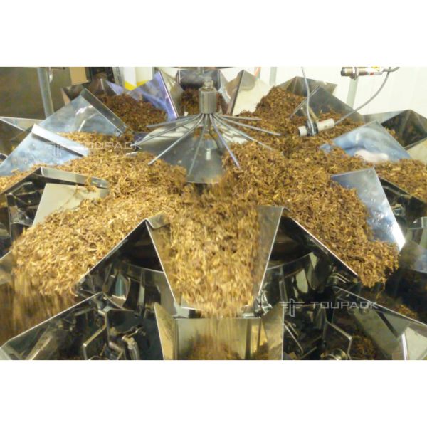 Главный простой масштаб комбинации Weigher Multihead хоппера плиты 10 для Filiform продукта