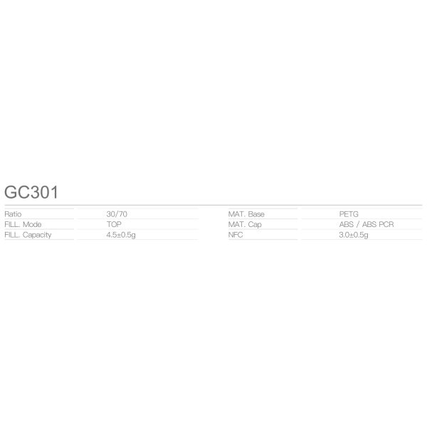 GC301 Диаметр кромки 17,1 мм, брутто