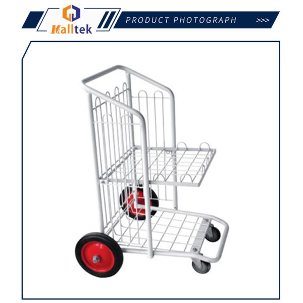 800кг Четырехколесный складной грузовой склад логистической тележки