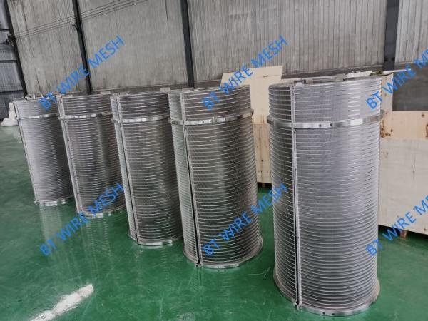 300 Micron Wedge Wire Screen Filter 316l Stainless Steel