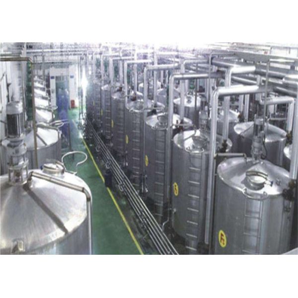 Fully Automatic Yogurt Production Line 1000L Flavored Cheese Processing Machine