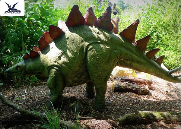 Realistic High Simulation Larze Size Dinosaur Statues With Colorful Surface