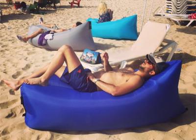 Polyester Lounge Inflatable Sleeping Bag Single Person Inflatable Lazy Beach Sofa Bed
