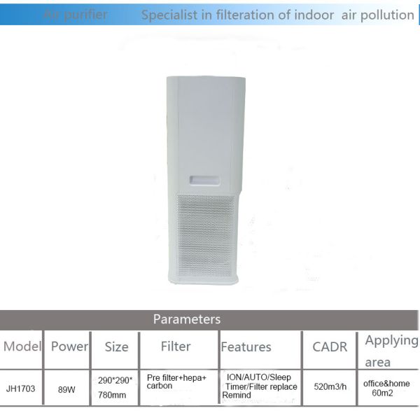 7 Stage 4h H12 Plasma Air Purifiers For 60m2 Room