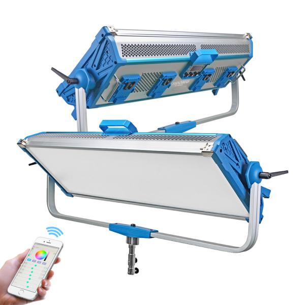 Daylight 600W RGB LED Film Lights Photography Light Panels 9990K With FX GEL