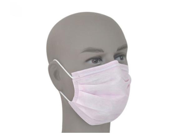 OEM / ODM Blue Face Mask Net Weight 25g PP Non Woven Fabric Material