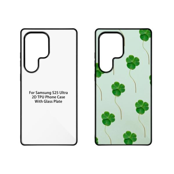 Customizable 2D TPU Glass Sublimation Blank Phone Case Protector For Galaxy S25 Mobile Phone Cover