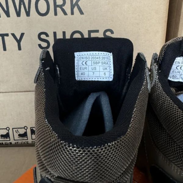 Botas de pie de acero de almacén unisex Botas de trabajo industriales antideslizantes