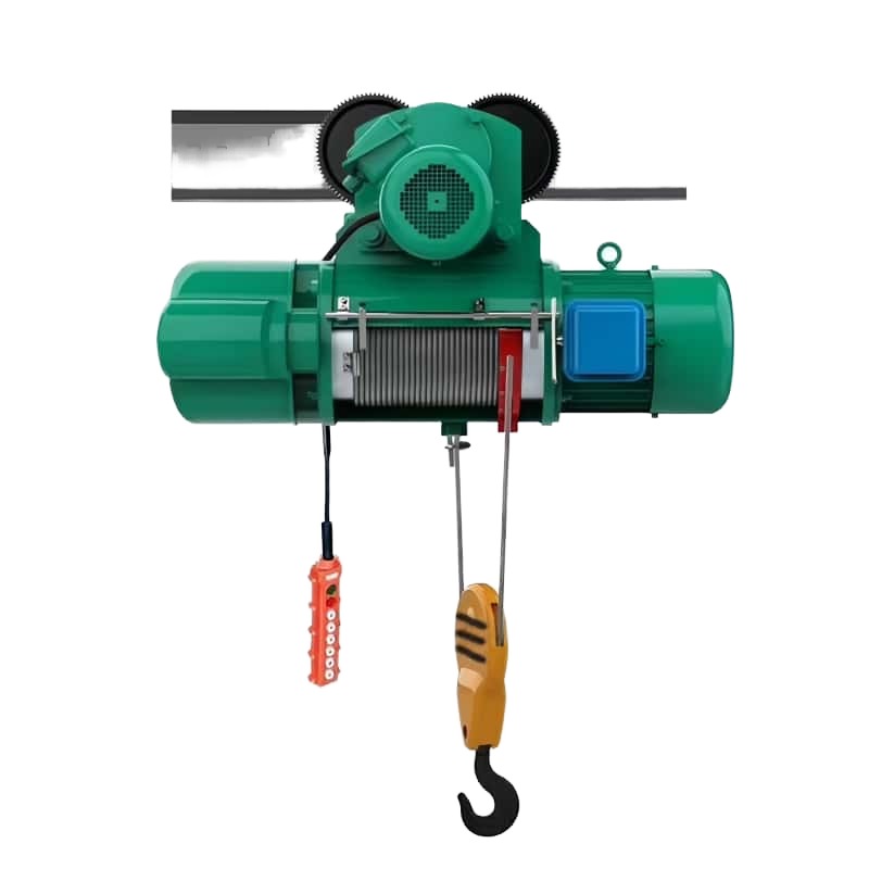 Heavy Duty 50 Ton Electric Wire Rope Hoist with 20/30 Ton Overload Protection IP55 Motor Remote Control for Mining Applications