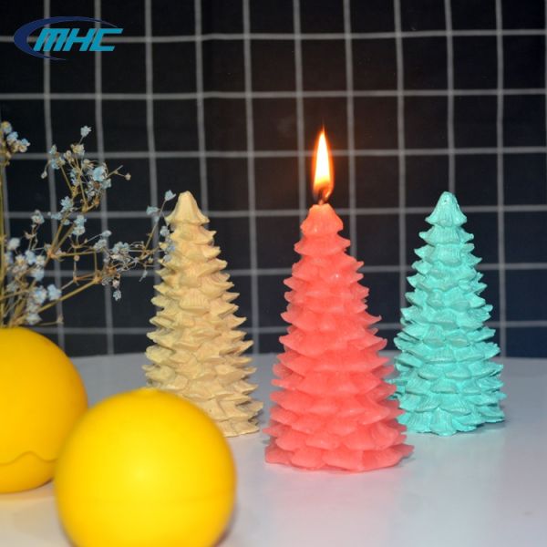 Многоразовая сосна прессформы свечи силикона формирует подгонянный для украшать торта