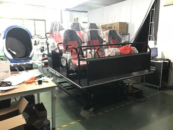 Amusement Park Motion Cinema Roller Coaster Simulator / Mini 5d Film Game Machine