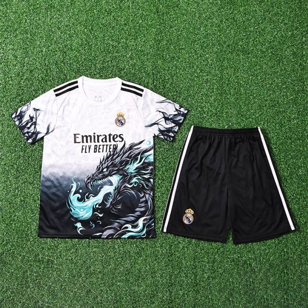 2025 Real Madrid Youth Football Jersey Group Customized Special Edition Home and Away Kits