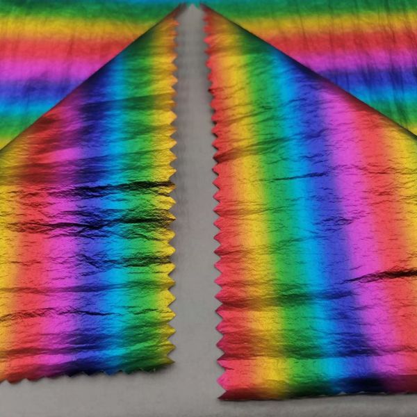 Foiled 70DX70D 100 Nylon Fabric 49gsm For Winter Jacket Waterproof