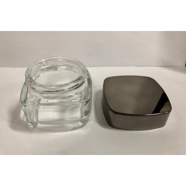 Квадратная оптовая стеклянная сливк раздражает/косметические Креам бутылки упаковывая различные логотип и цвет