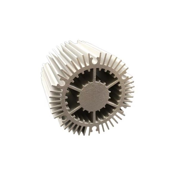 Круглый экструдированный алюминиевый терморезистор серии 6000 с светодиодной алюминиевой терморезистором